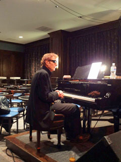 David Maxwell during sound check